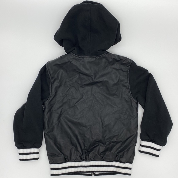 Guess Faux Leather Jacket Boys Size 5-6 - Picture 2 of 6